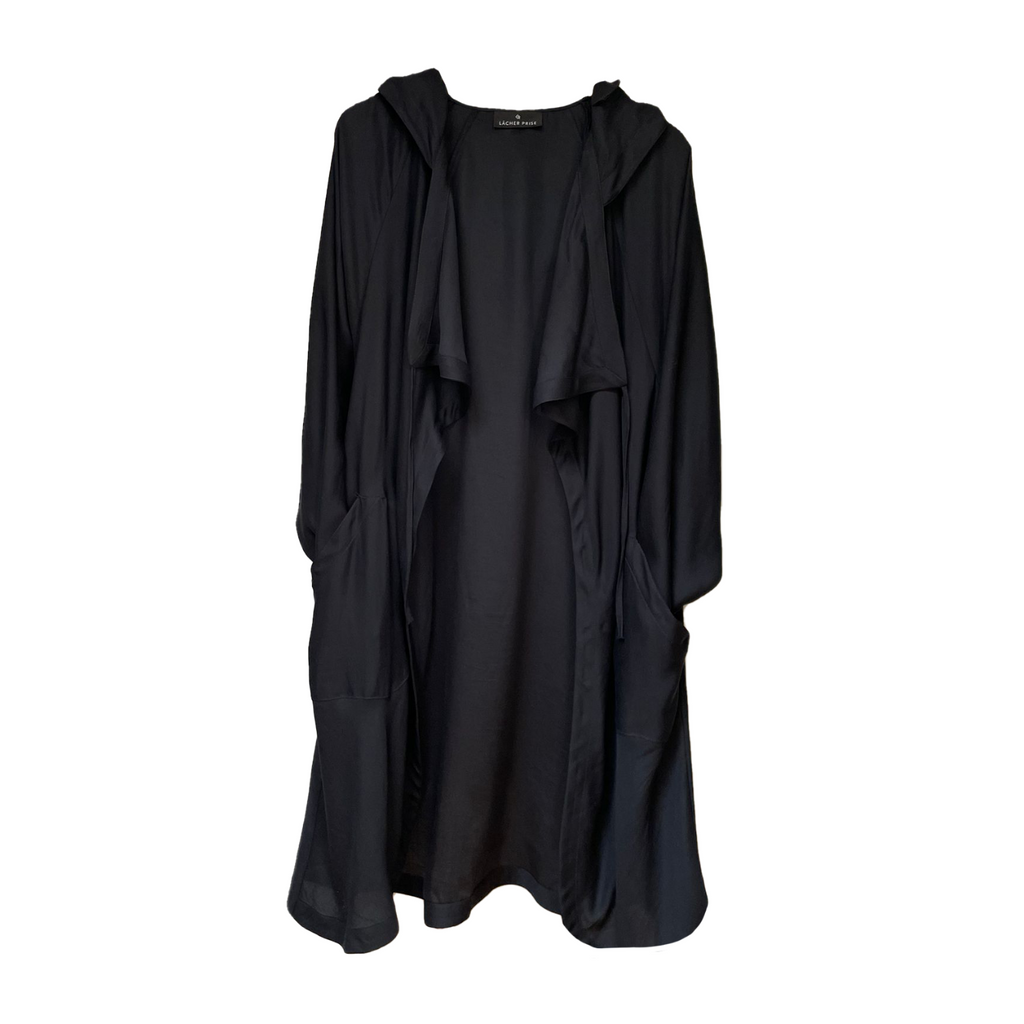 Black kimono robe for men and women