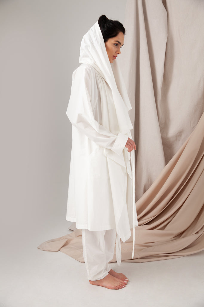 Long White Robe by Lâcher Prise Apparel